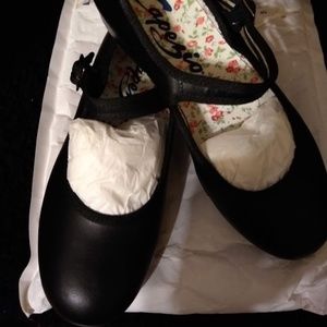 Capezio Child Mary Jane Buckle Strap Tap Shoes New